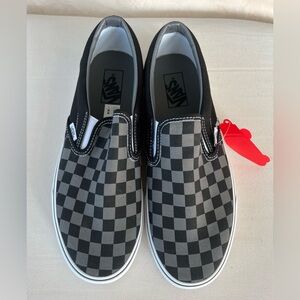 Vans Classic Slip-On Checkerboard Shoe - Men’s 10